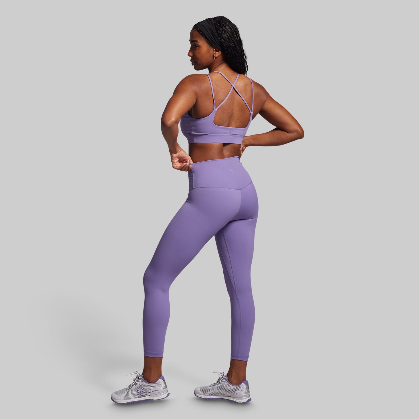 Exhale Sports Bra (Soft Grape)