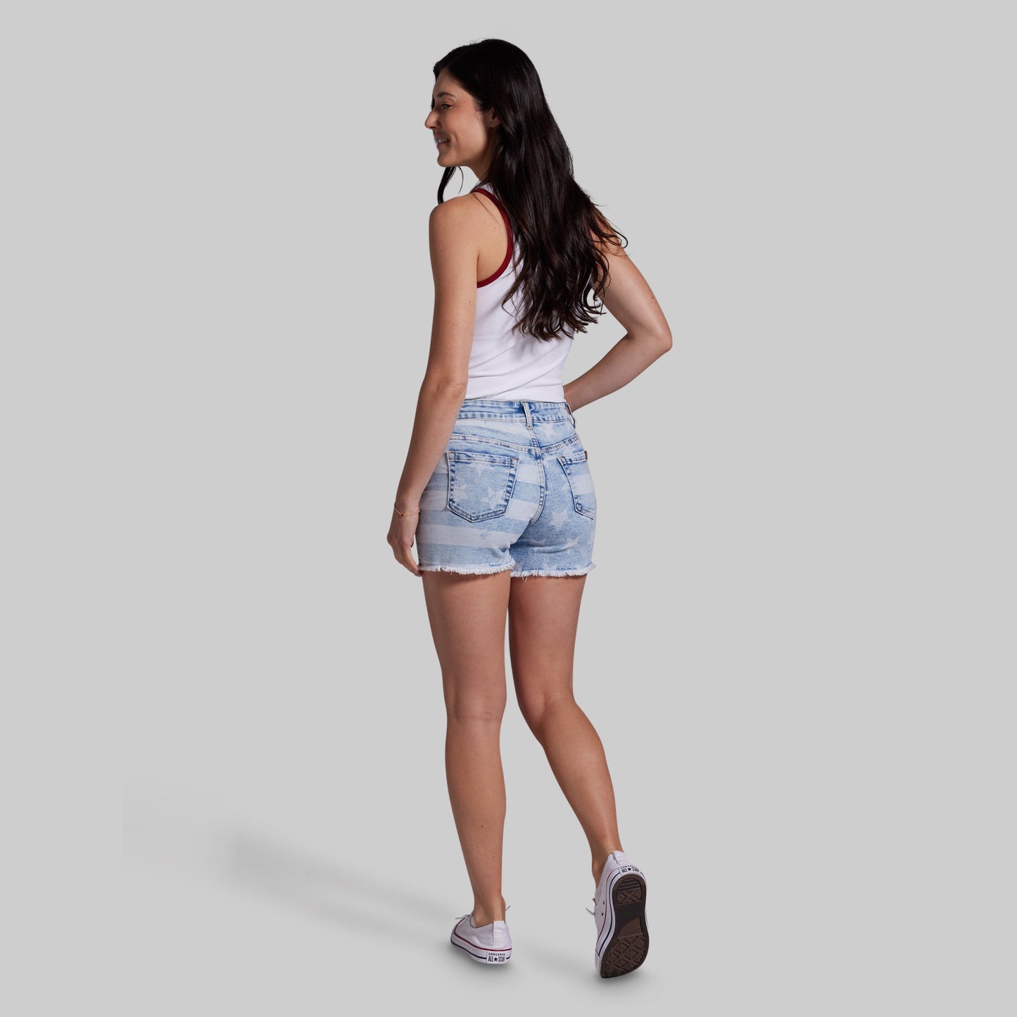 FLEX Stretchy Jean Short (Light Americana)