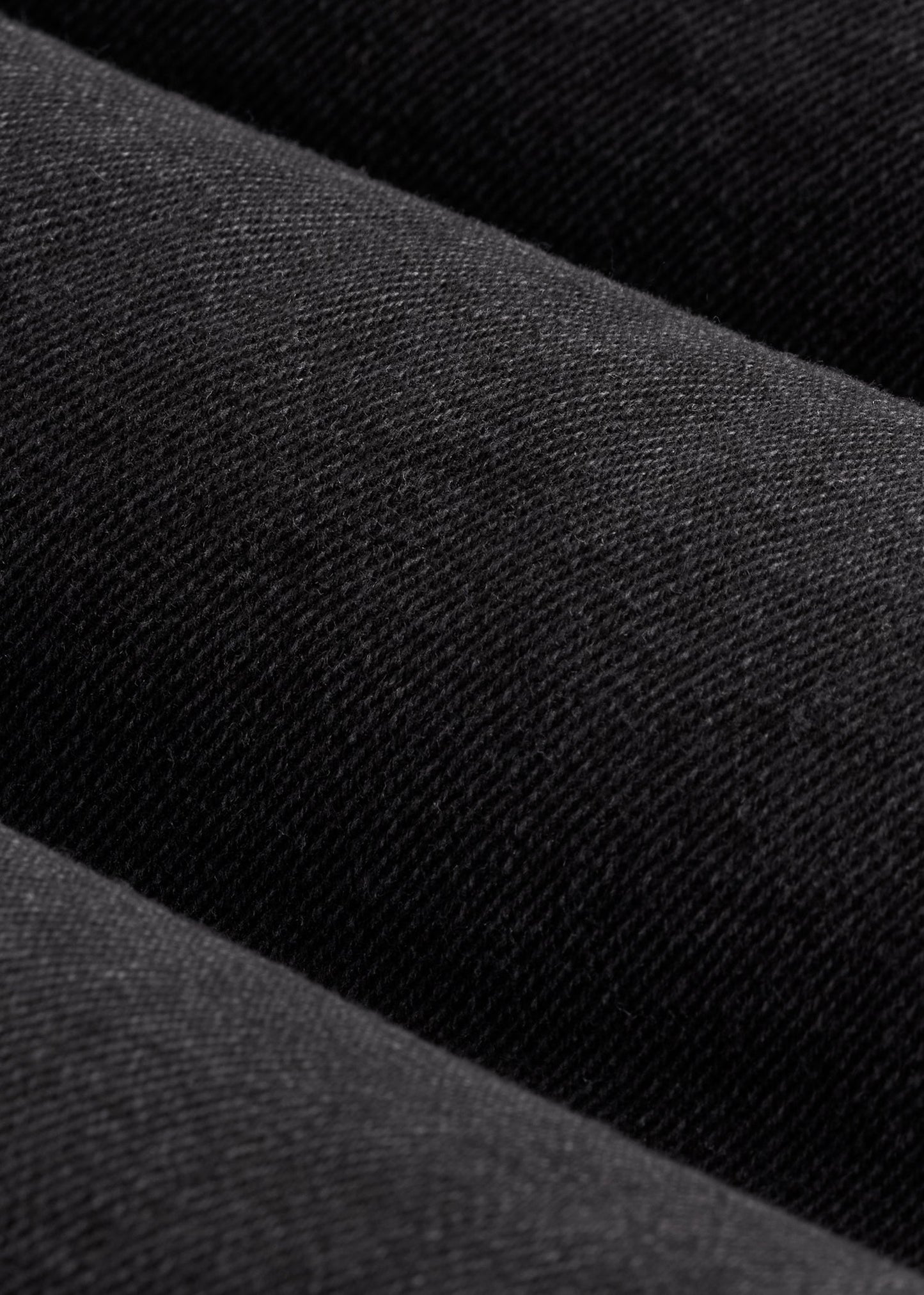 Denim Sherpa Jacket for Tall Men in Onyx Black Wash