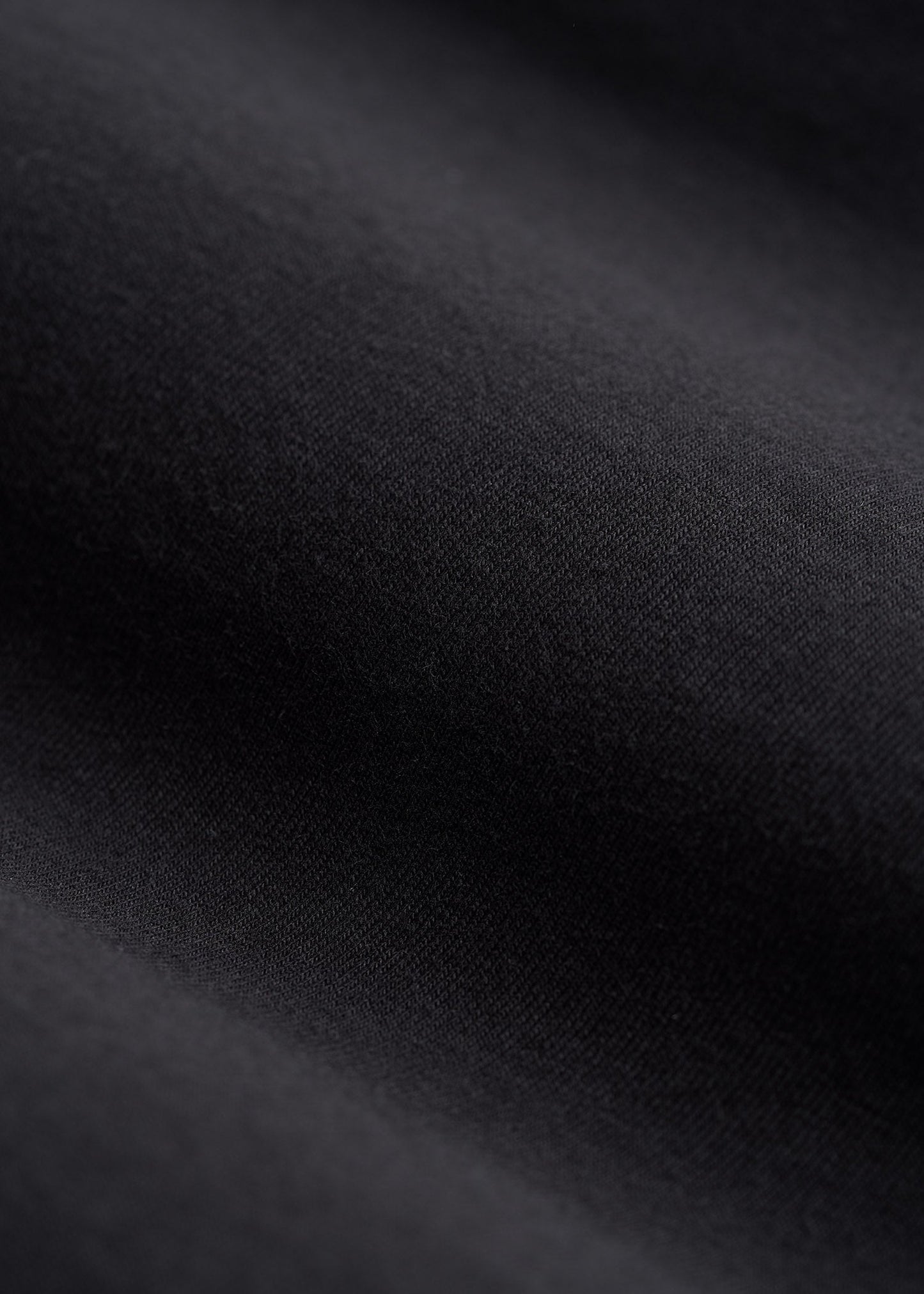The Essential Modern Fit Crewneck Long Sleeve Tee for Tall Men in Black
