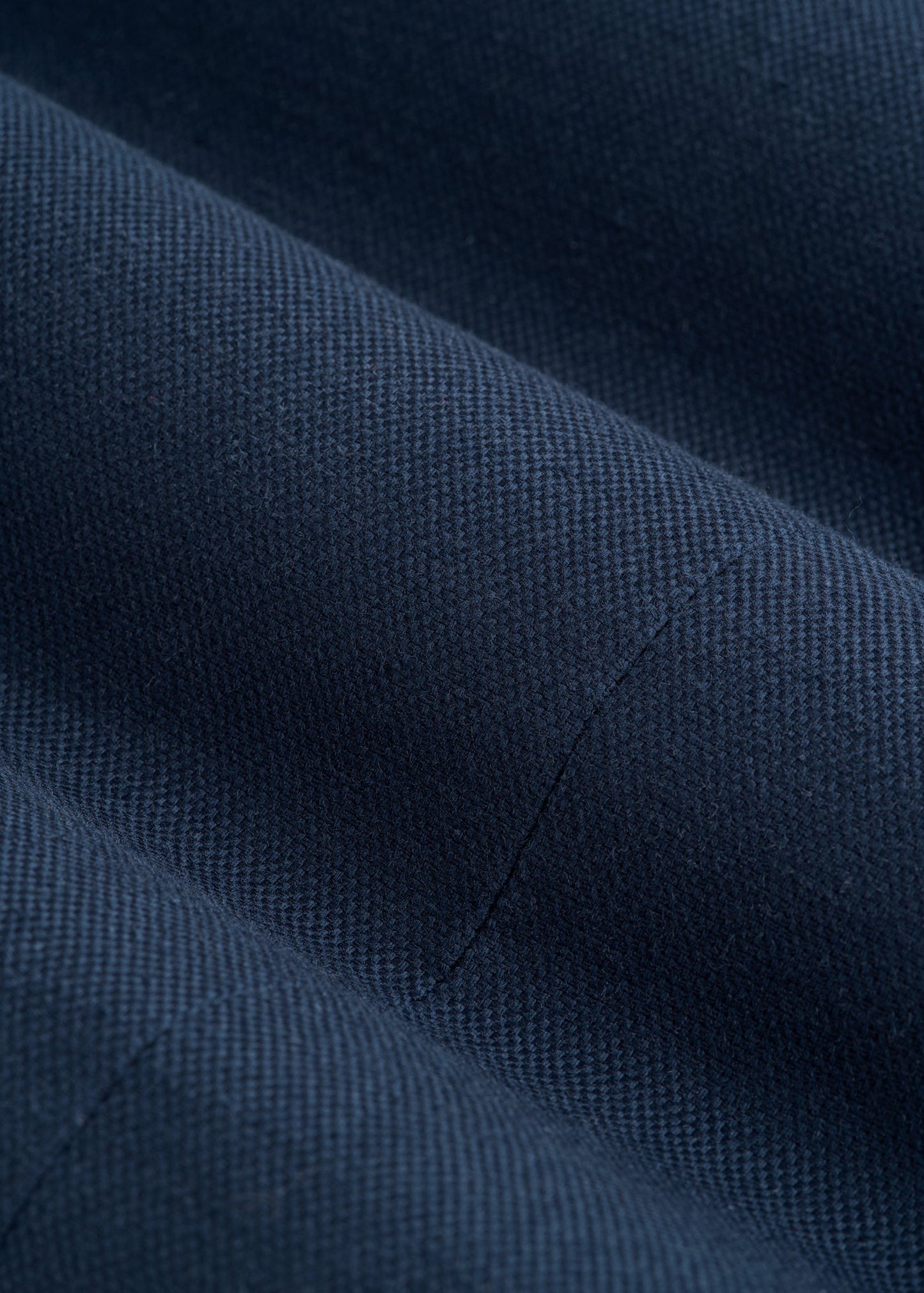 Stretch Cotton Linen Blend Blazer for Tall Men in Navy Blue