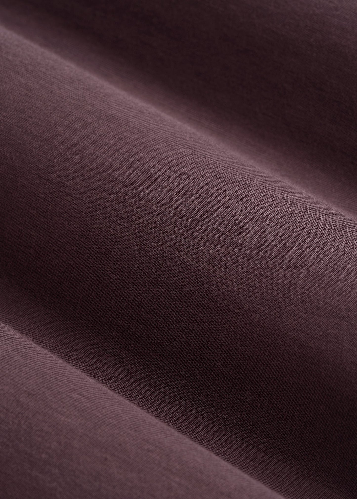 Long Sleeve Scoop V-Neck Tee Shirt for Tall Women in Merlot