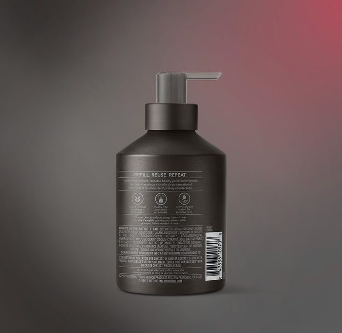 (carton of 3) aluminium gel hand wash - vetiver + amber 354ml
