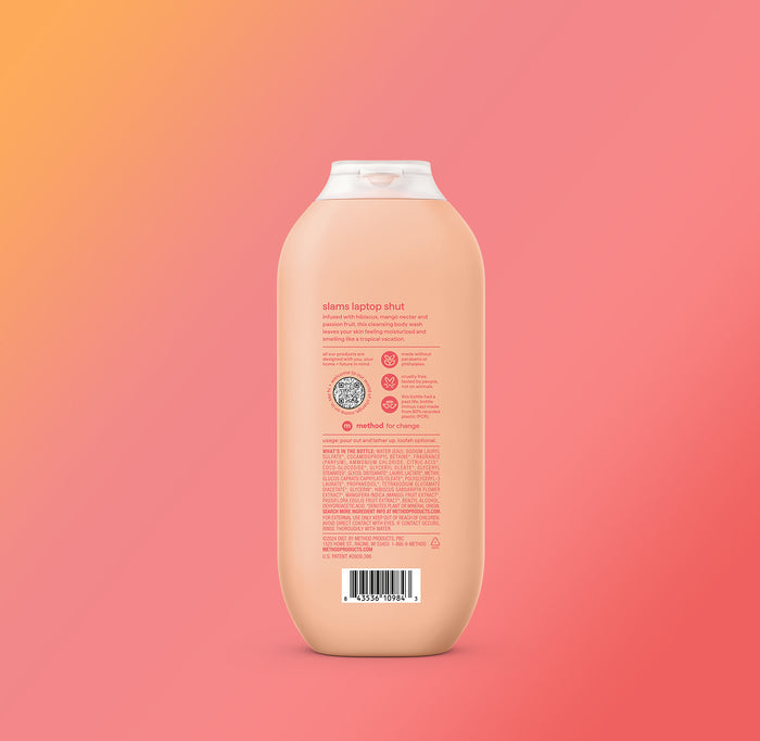 (carton of 6) body wash 532ml - island mist