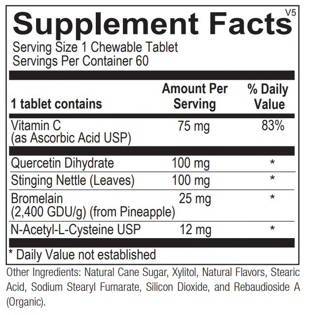 D-Hist Jr. Chewable 60ct Ortho Molecular