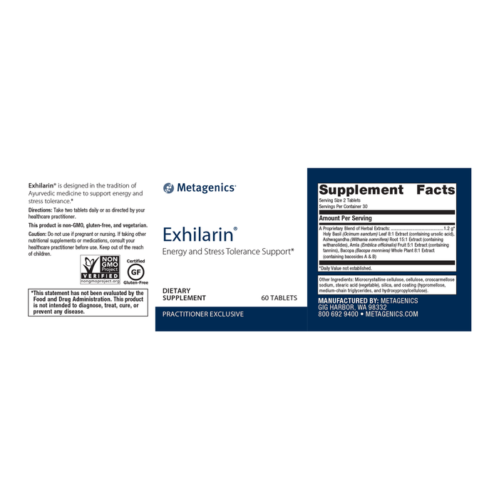 Exhilarin 60ct Ortho Molecular
