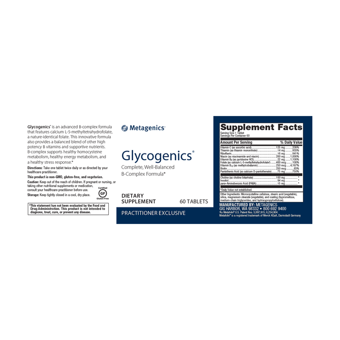 Glycogenics 180ct Ortho Molecular