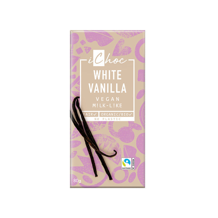 White Vanilla Chocolate Vegan Organic 80g
