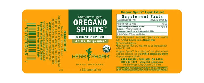 Oregano Spirits