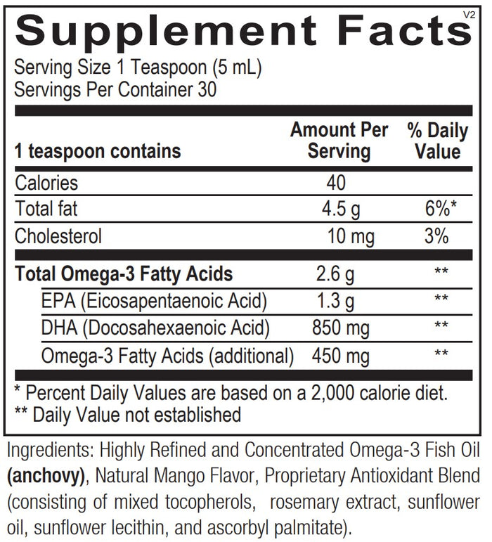 Orthomega Liquid 5.07oz Ortho Molecular