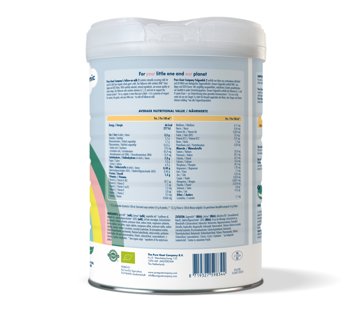 Pure Goat Follow-on Formula 2 800g