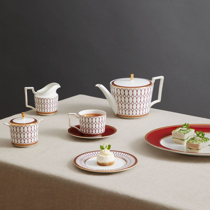 Renaissance Red Medium Side Plate