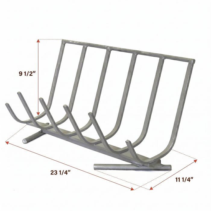 Stainless Steel Log Holder for Pizza Oven