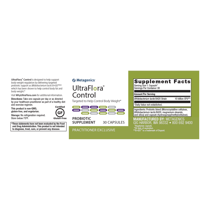 UltraFlora Control 30ct Ortho Molecular