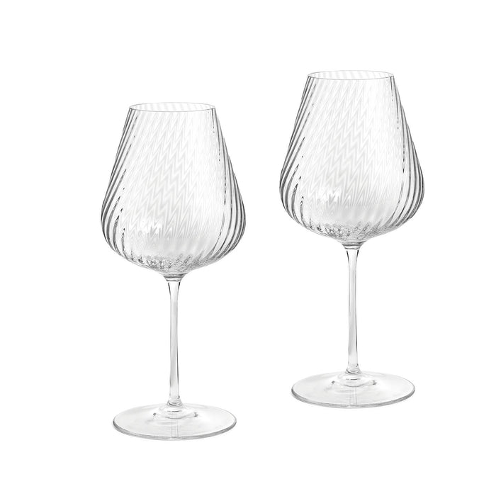 Vera Wang Swirl White Wine Glass Set of 2
