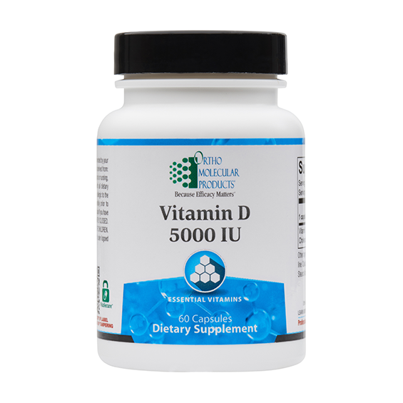 Vitamin D 5000 IU Capsules Ortho Molecular