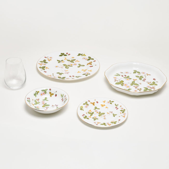 Wild Strawberry Gold Pasta Bowl