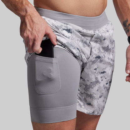 Versatile Short w/ Compression 7" (Blizzard)