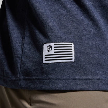 Home of the Brave Tee (Heather Navy)