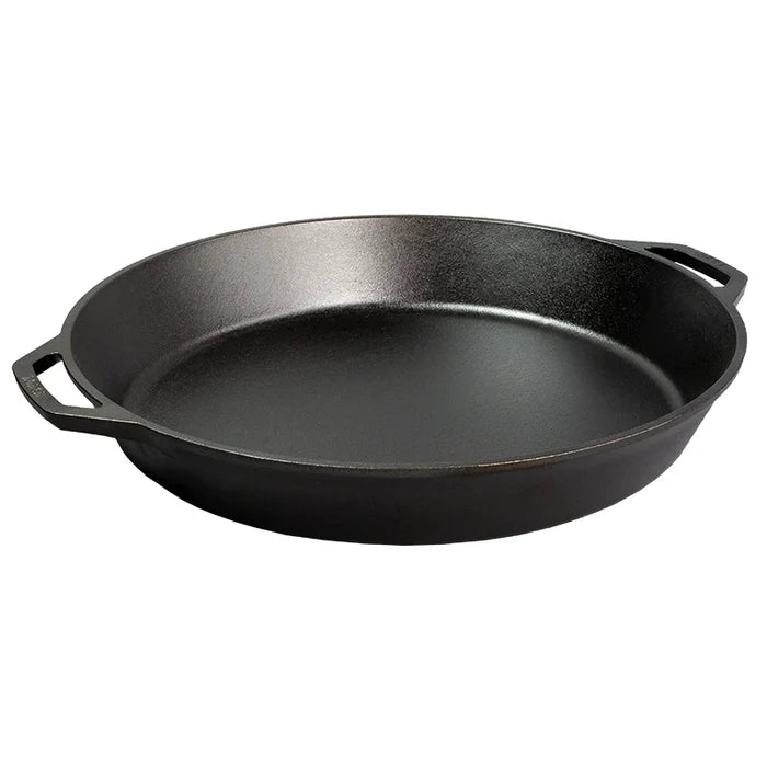 17 Inch Seasoned Cast Iron Dual Handle Pan