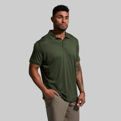 Athleisure Polo (Tactical Green)