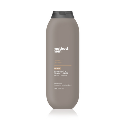 2 in 1 shampoo + conditioner 414ml - cedar + cypress