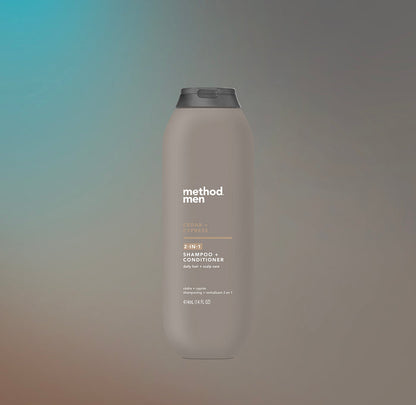 2 in 1 shampoo + conditioner 414ml - cedar + cypress