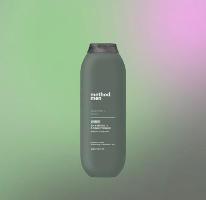 2 in 1 shampoo + conditioner 414ml - juniper + sage