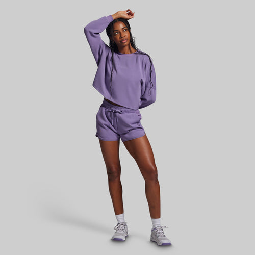 Lounge Lux Short Set (Soft Grape)