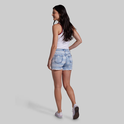 FLEX Stretchy Jean Short (Light Americana)