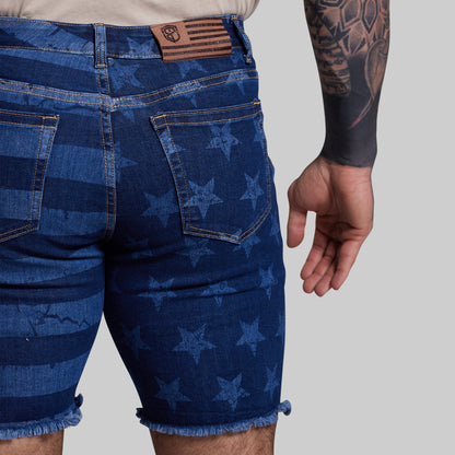 FLEX Stretchy Jort 7" (Dark Americana)