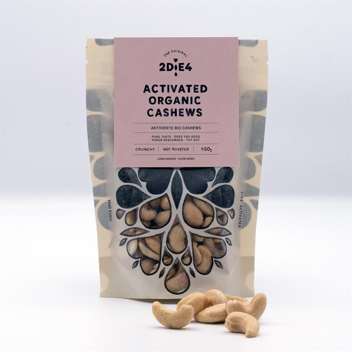 2DiE4 Activated Organic Cashews 100g