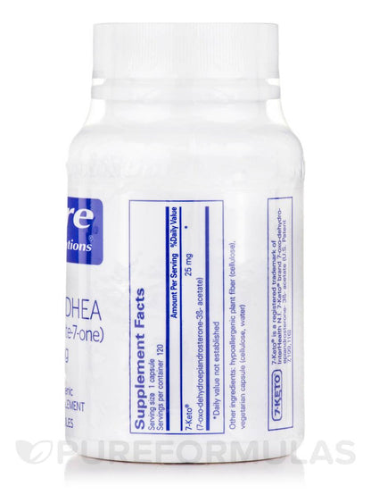 7-Keto DHEA 25mg 120ct Ortho Molecular