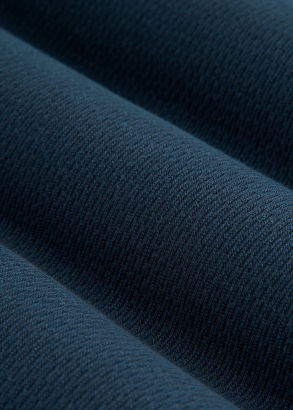 Double Honeycomb Thermal Crewneck for Tall Men in True Navy