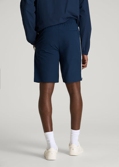 Flex Nylon Short for Tall Men in Navy Blue