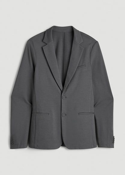 Flex Tech Suit Jacket for Tall Men in Slate Nailhead