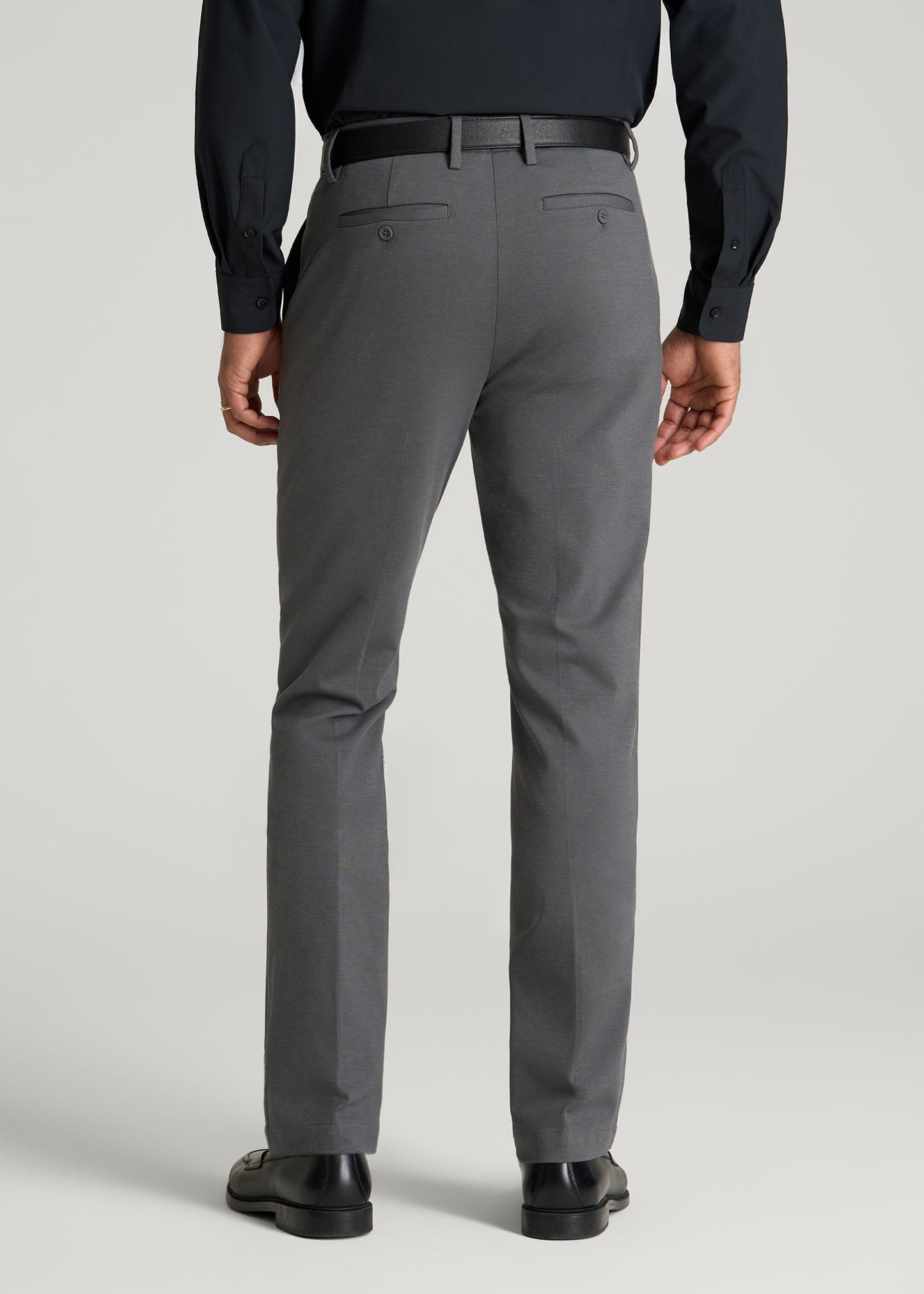 Flex Tech Suit Pants for Tall Men in Slate Nailhead