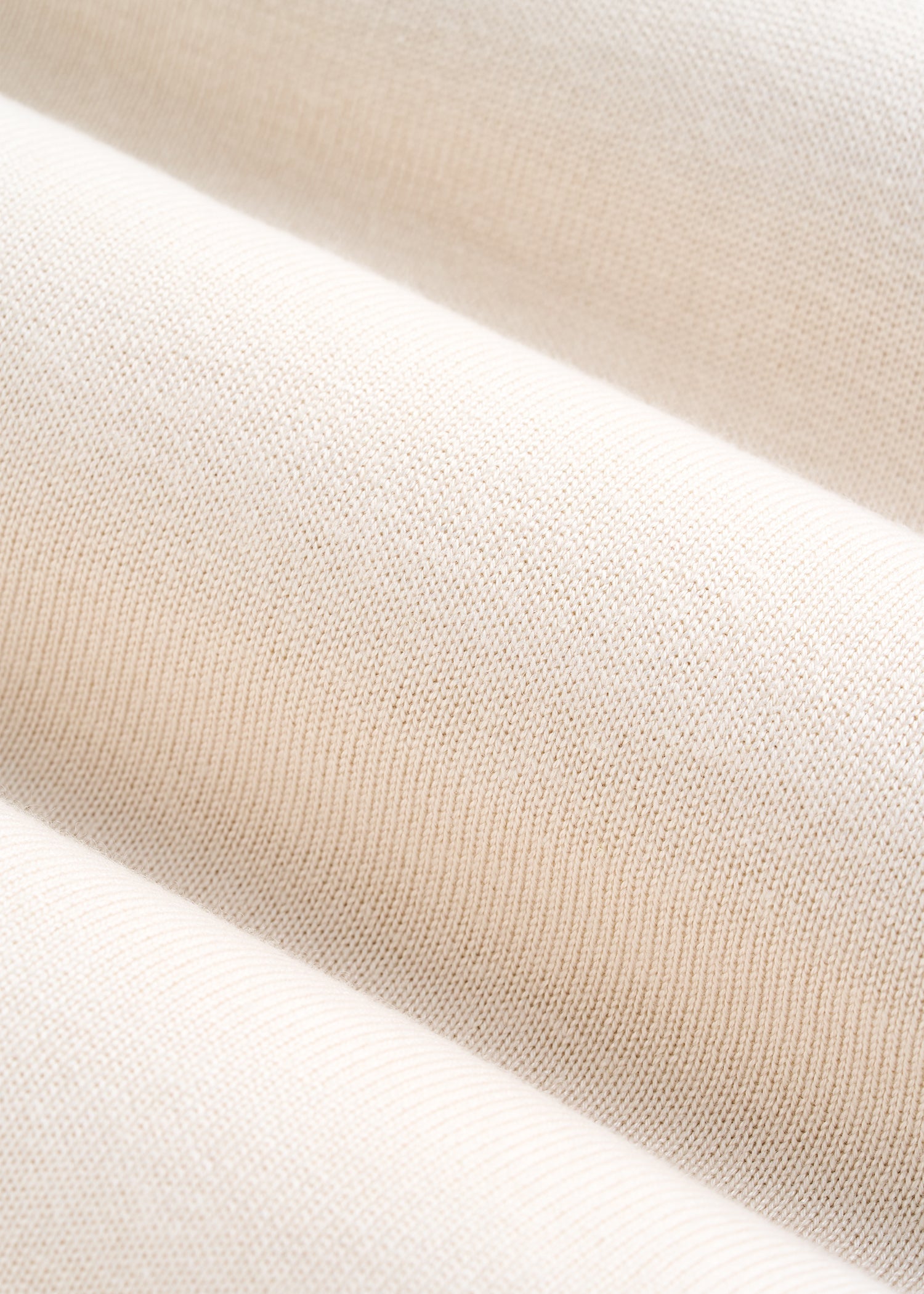 Linen Blend Knit Polo for Tall Men in White Sand
