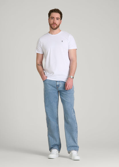 Loose Fit Jeans for Tall Men in Perfect Blue