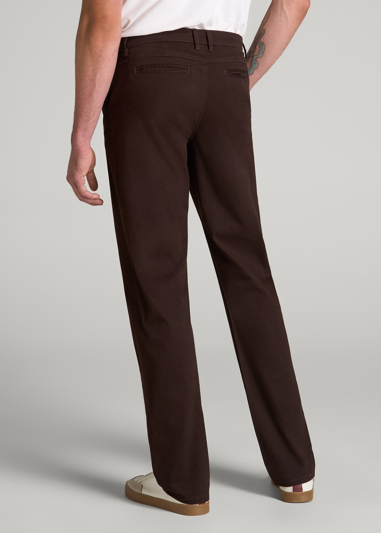 Mason RELAXED Chinos for Tall Men in Chocolate