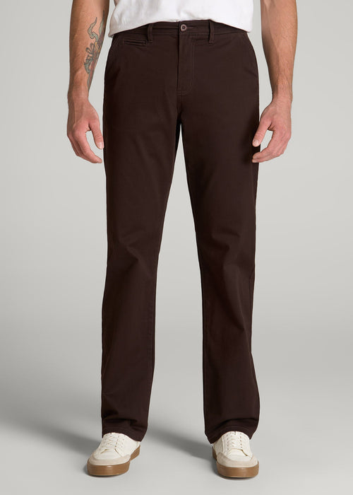 Mason RELAXED Chinos for Tall Men in Chocolate