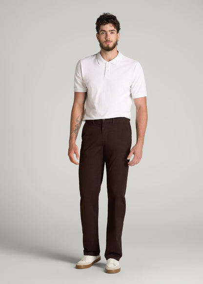 Mason RELAXED Chinos for Tall Men in Chocolate