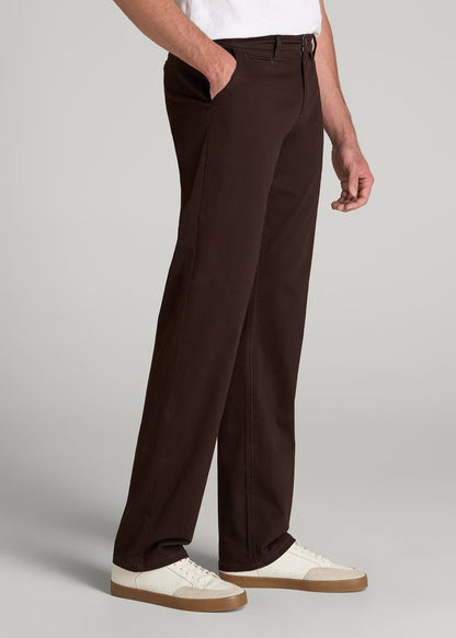 Mason RELAXED Chinos for Tall Men in Chocolate