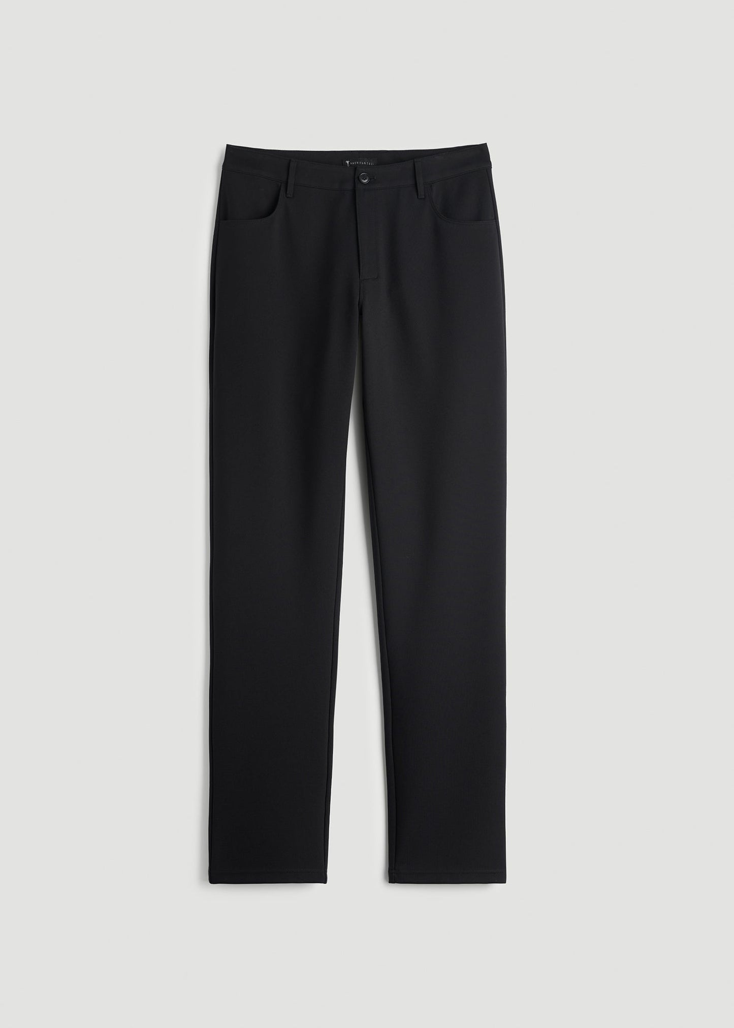 Flex Ponte Pants for Tall Men in Black
