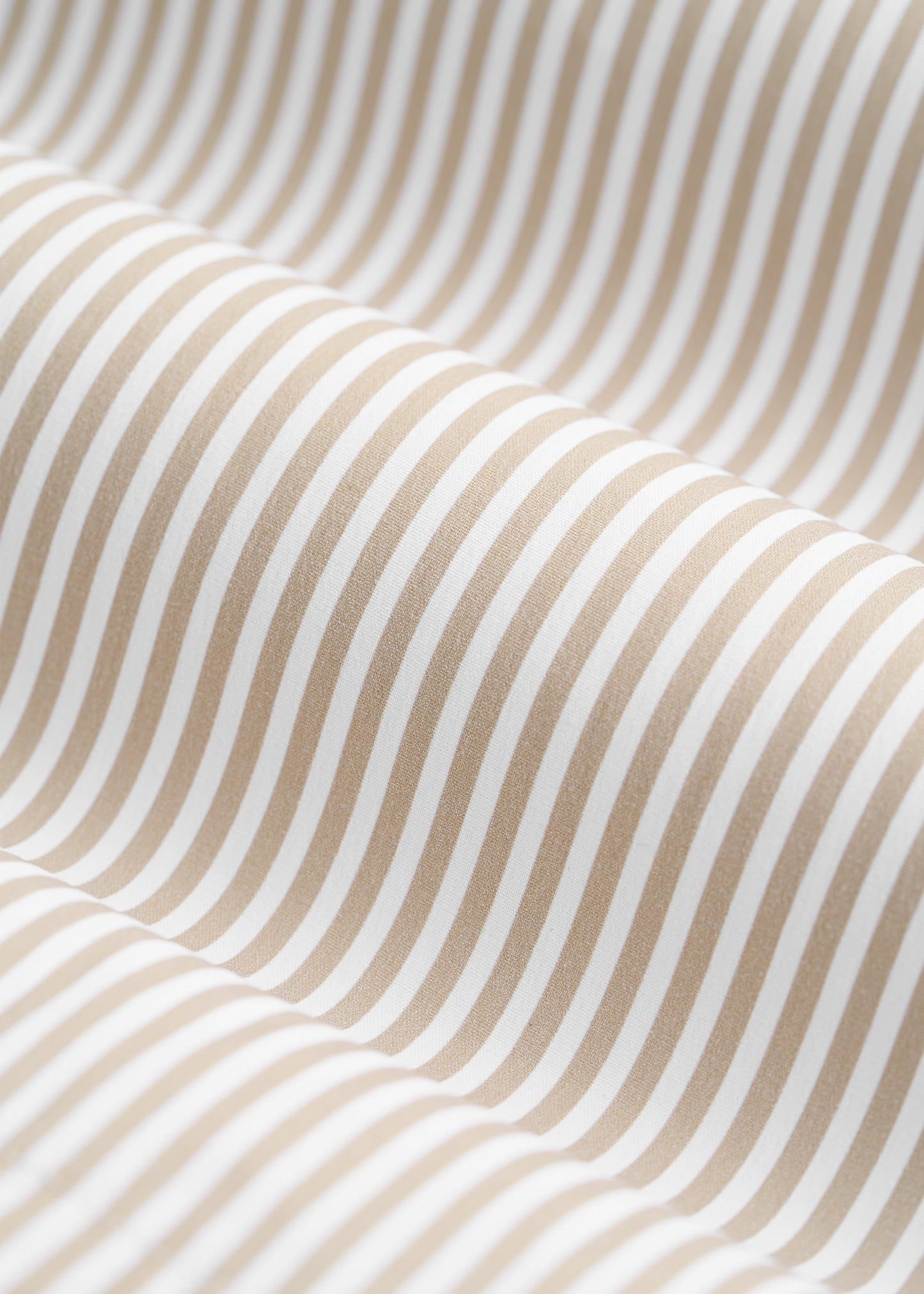 Stretch Swim Shorts for Tall Men in White and Oatmeal Stripe