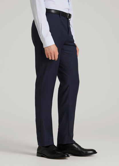 Suit Trousers for Tall Men in True Navy