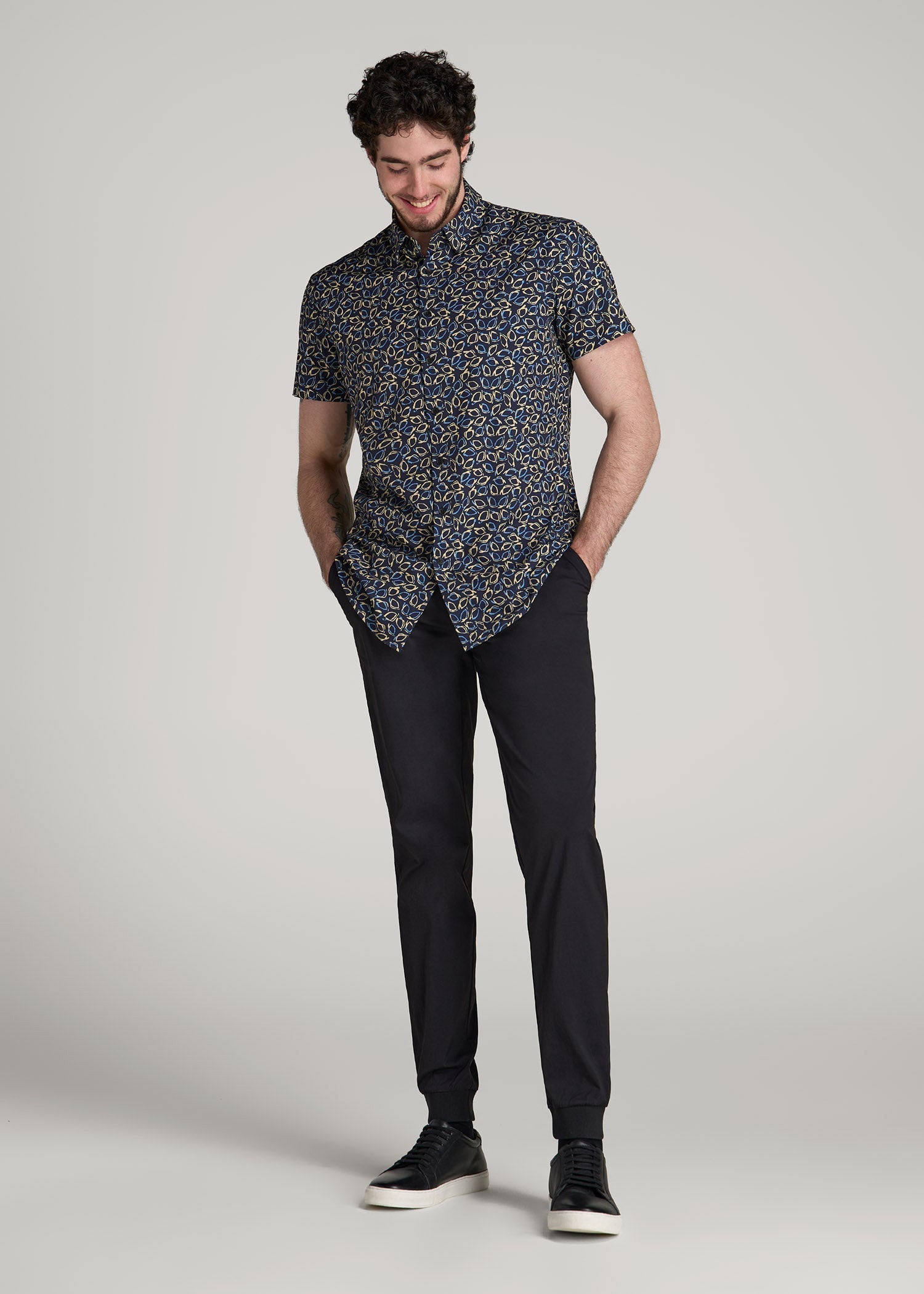 Traveler Joggers for Tall Men in Black