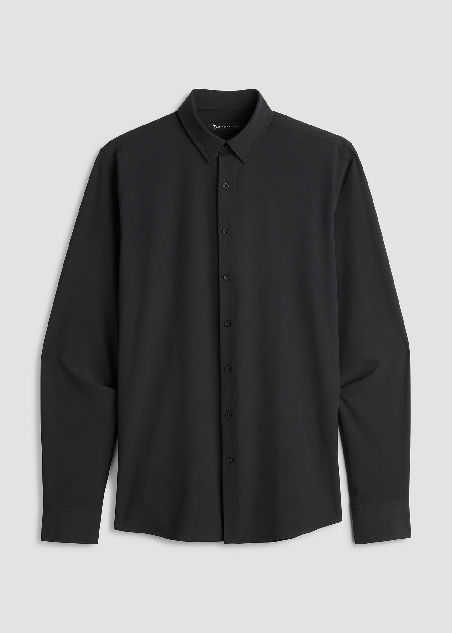 Traveler Stretch Dress Shirt in Black