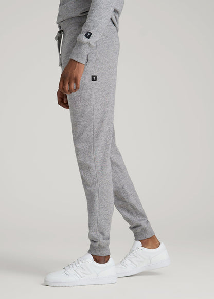 Wearever 2.0 French Terry Joggers for Tall Men in Heathered Grey