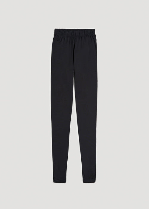 Base Layer Leggings for Tall Women in Black